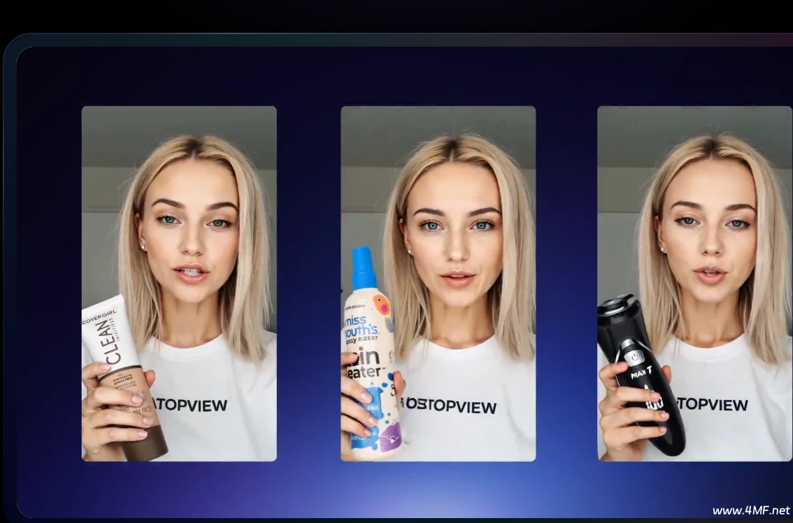 【学推广】Topview AI 支持生成手拿产品的数字人，专为电商打造 全新数字人Product Avatar