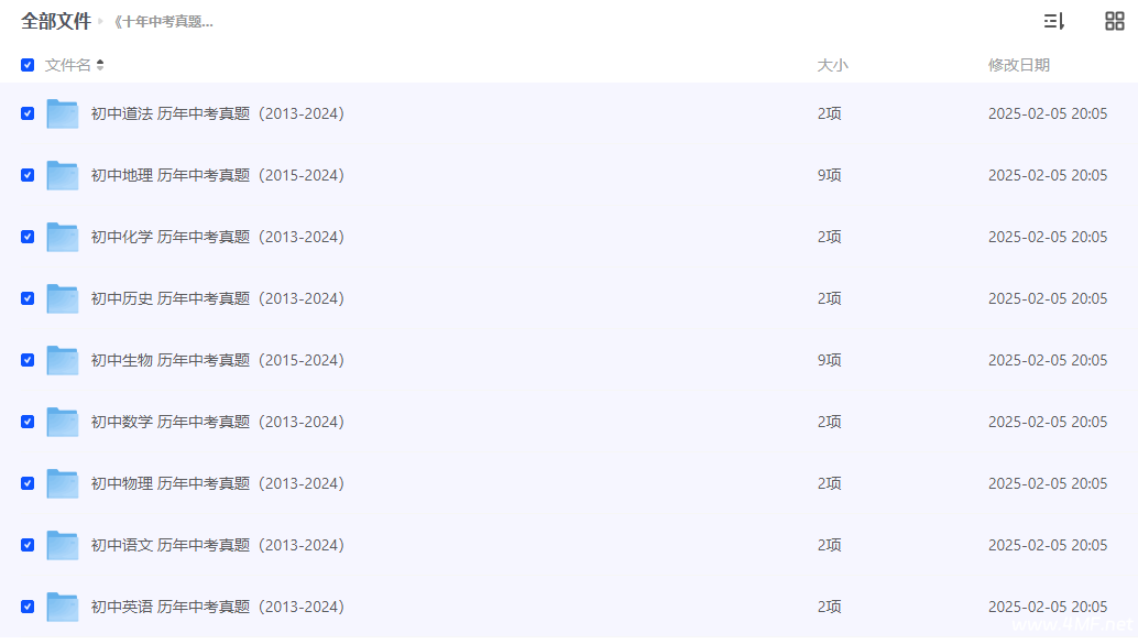 《十年中考真题 (2013-2024) 》全科分类汇编