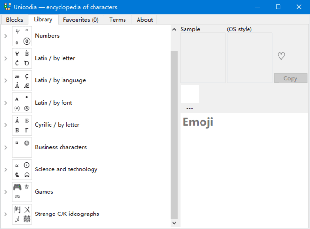 Unicodia(Unicode字符查询工具) v3.0.4 绿色版