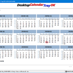 桌面日历工具 Desktop.Calendar.Tray.OK v4.44 多语便携版