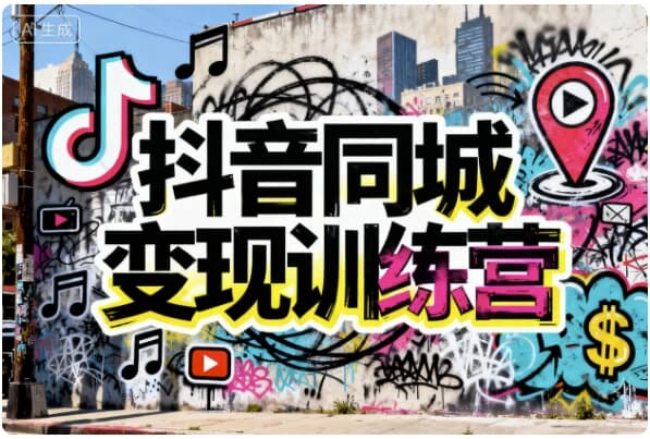 【学推广】抖音同城变现训练营