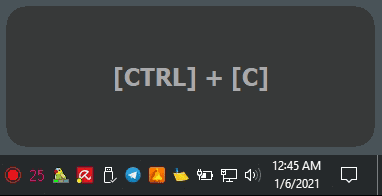Keystroke Visualizer(键盘输入可视化工具) v3.4 多语便携版