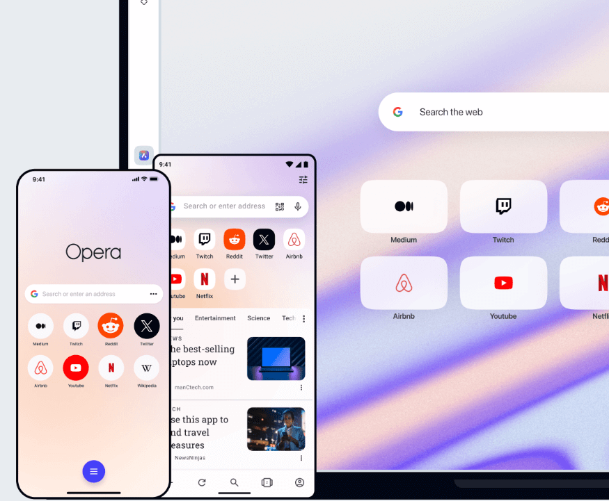 网页浏览器Opera GX v124.0.5705.61 绿色版