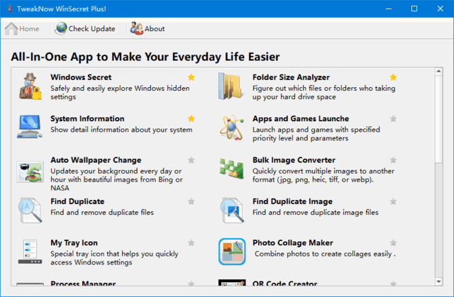 TweakNow WinSecret Plus!(系统优化软件) 便携版 v7.4.1