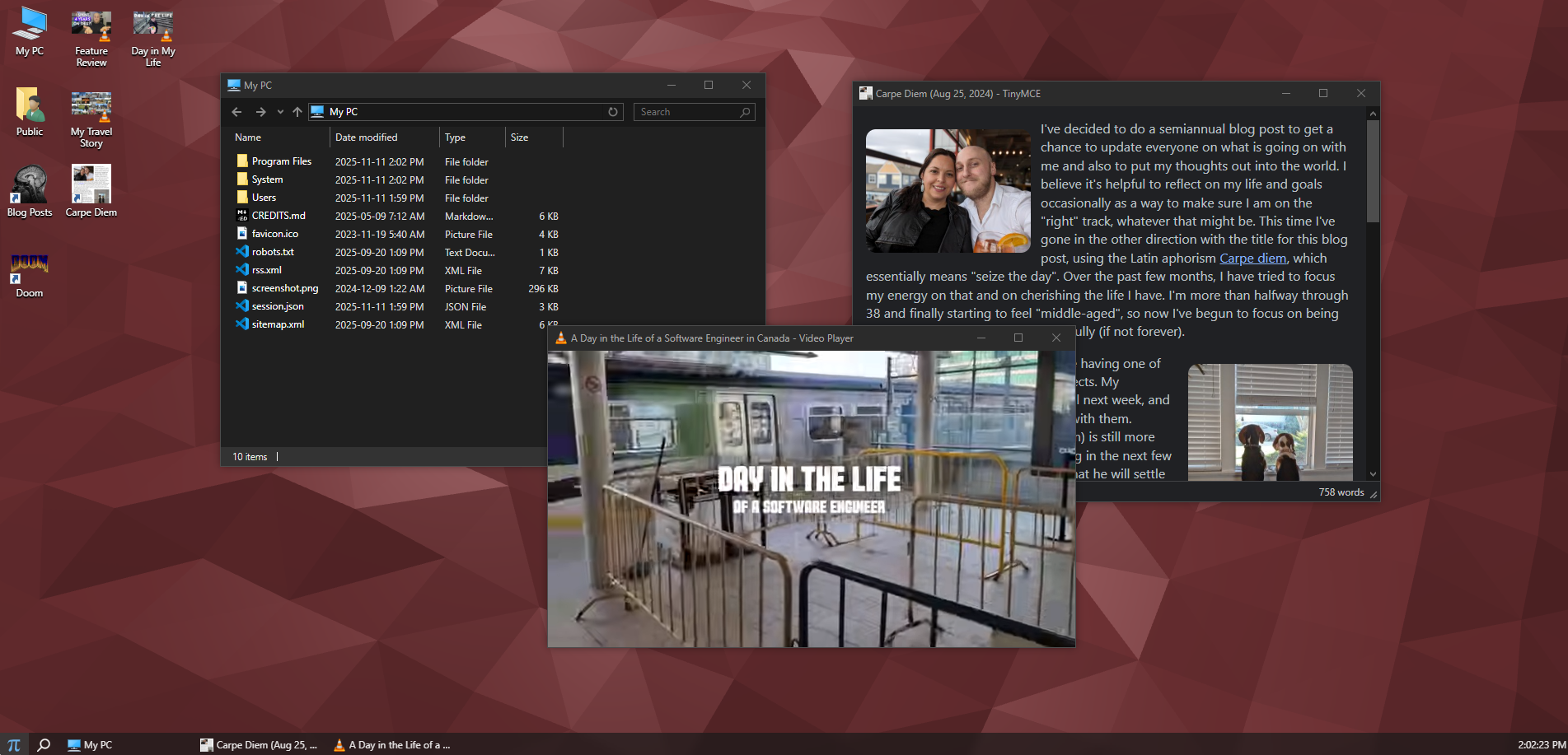 Dustinbrett.com 在线电脑，体验daedalOS浏览器操作系统