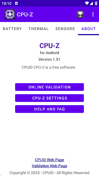 CPU-Z安卓版(手机硬件检测工具) 修改版 v1.54