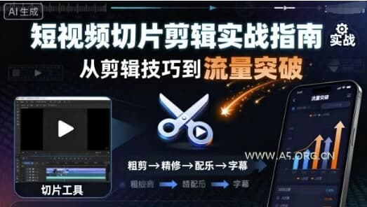短视频切片剪辑实战指南，轻松实现流量突破与变现