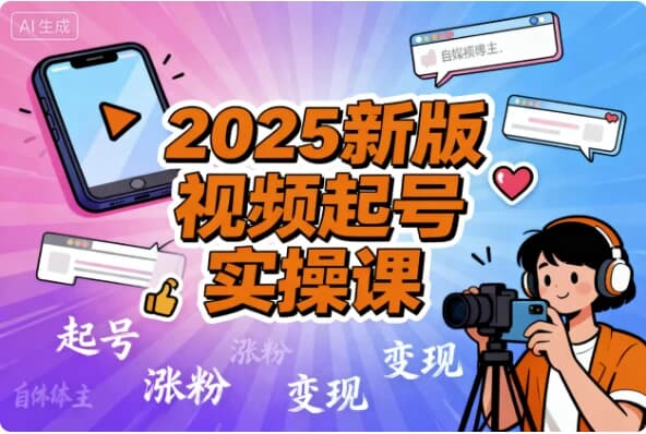 2025新版视频号起号实操课