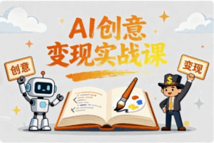 AI创意变现实战课 用人工智能让灵感变现金