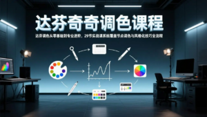 达芬奇调色课程：29节实战课从零基础到专业进阶