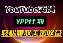 YouTube实战:YPP计划,轻松赚取美金收益-纯净分享