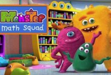 数学英语双料启蒙动画《Monster.Math.Squad 怪物数学小分队》-纯净分享